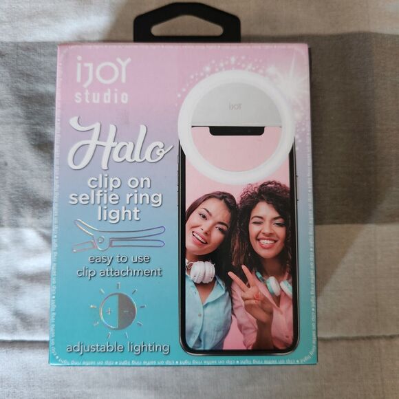 Phone Ring Light USB‎ Rechargeable Clip-On Selfie Light Portable - Picture 1 of 2